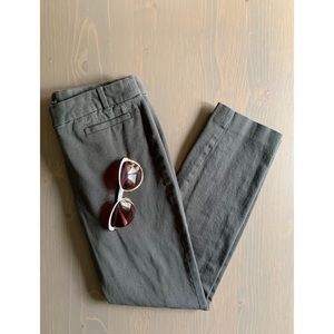 J. Crew Mercantile Slim Fit Cropped Pants Gray 6